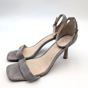 Vince Camuto Enella Ankle Strap Heel Sandal Women's Gray Size US8.5M EU39